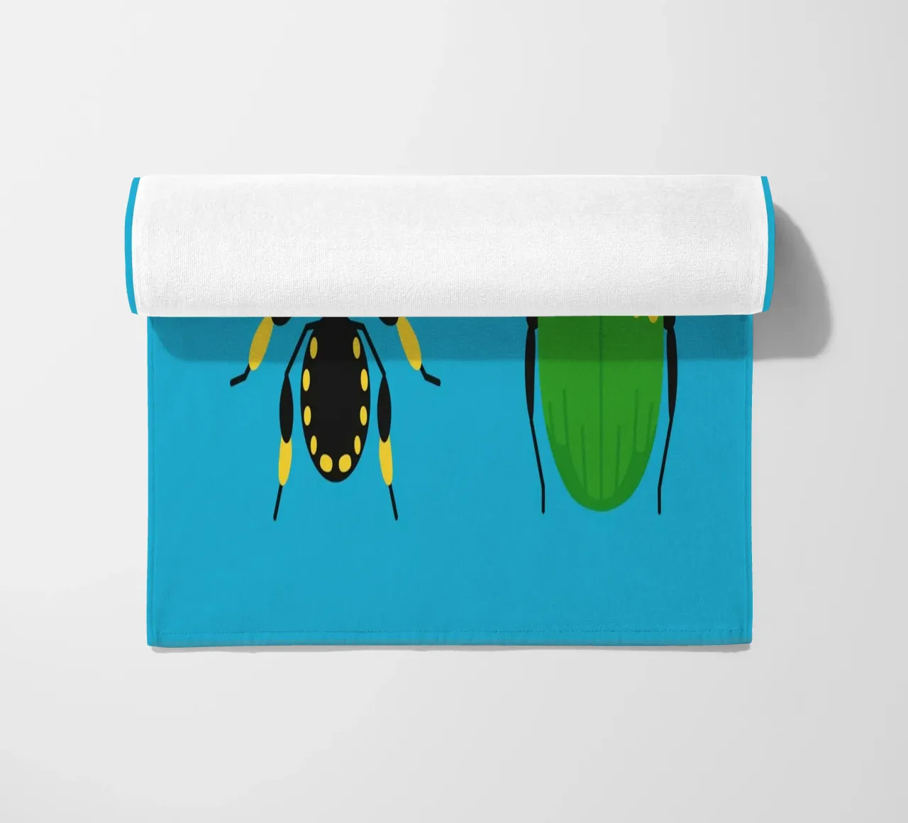 Insects beach towel by Lidia Blomgren