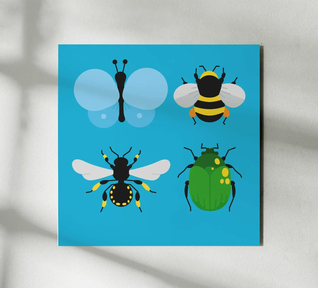 Insects alu-dibond by Lidia Blomgren