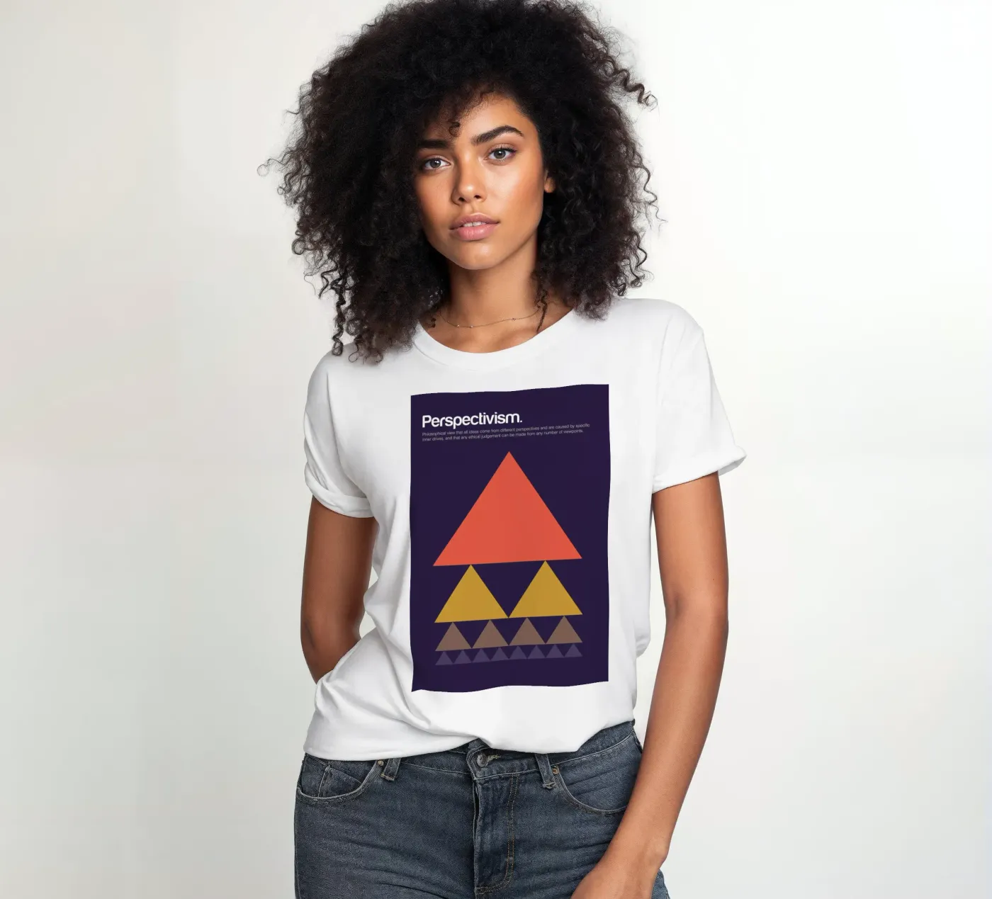 Perspectivism t-shirt da donna da Genís Carreras