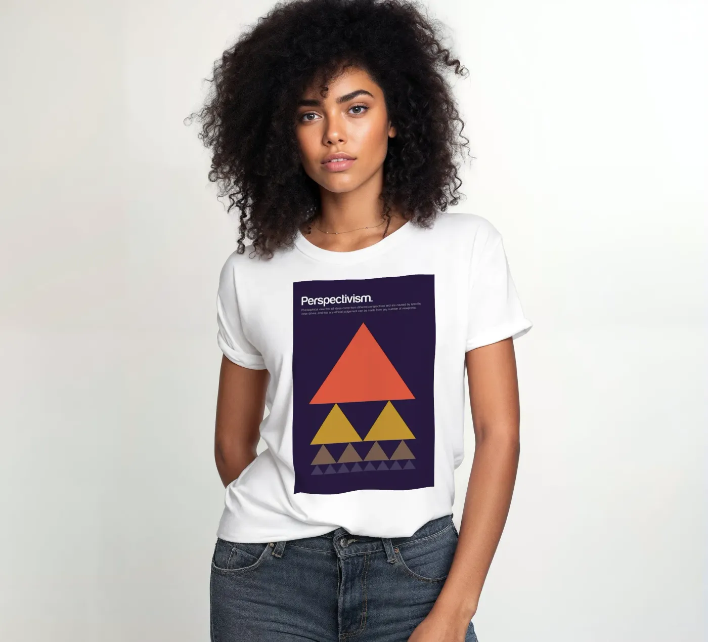 Perspectivism t-shirt da donna da Genís Carreras