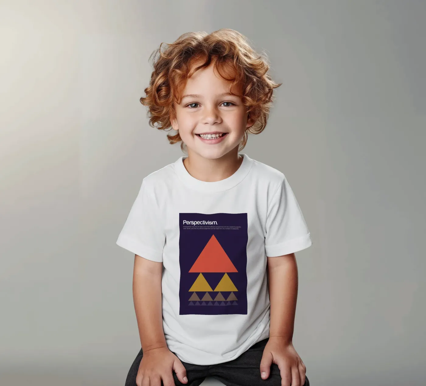 Perspectivism kinder t-shirt van Genís Carreras