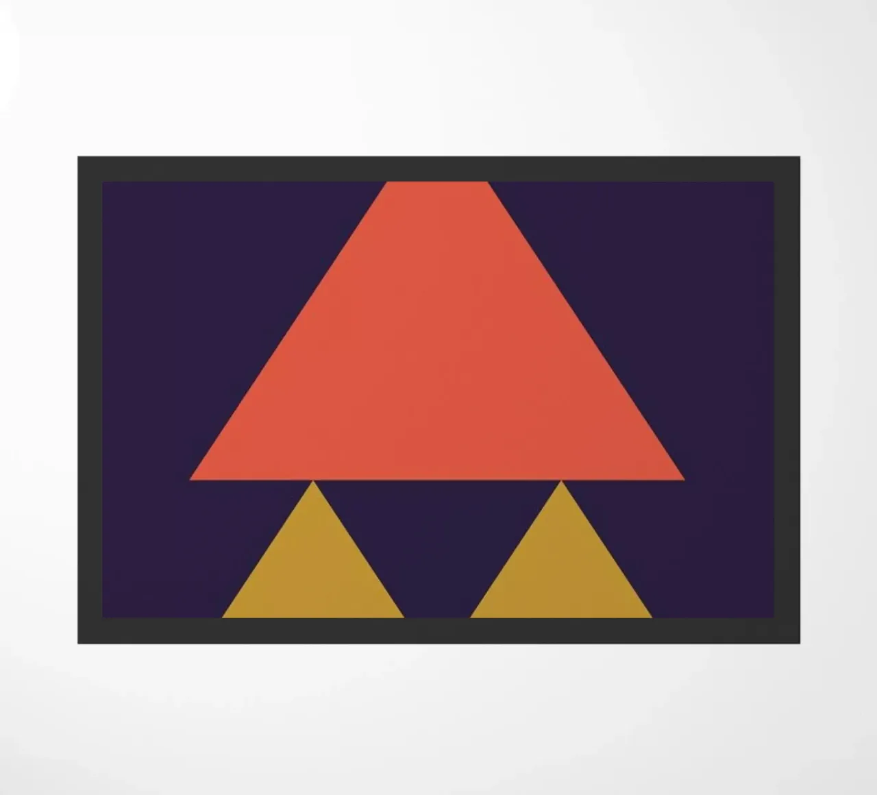 Perspectivism doormat by Genís Carreras