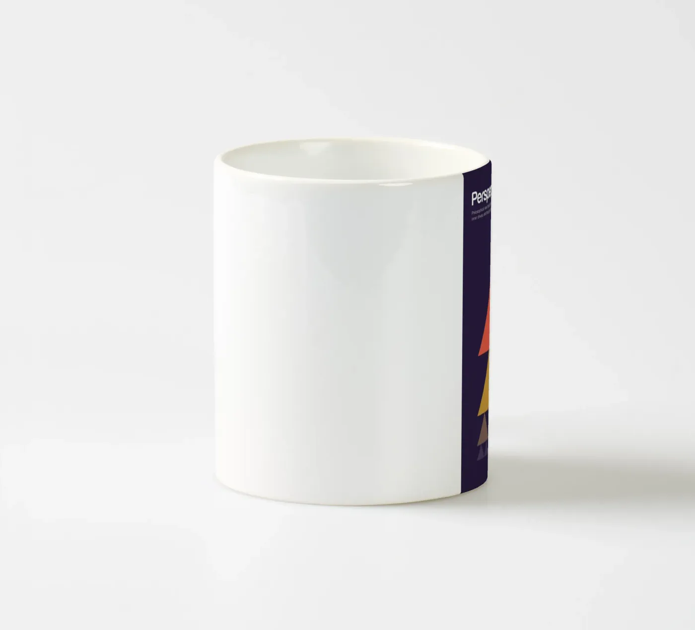 Perspectivism ceramic mug by Genís Carreras