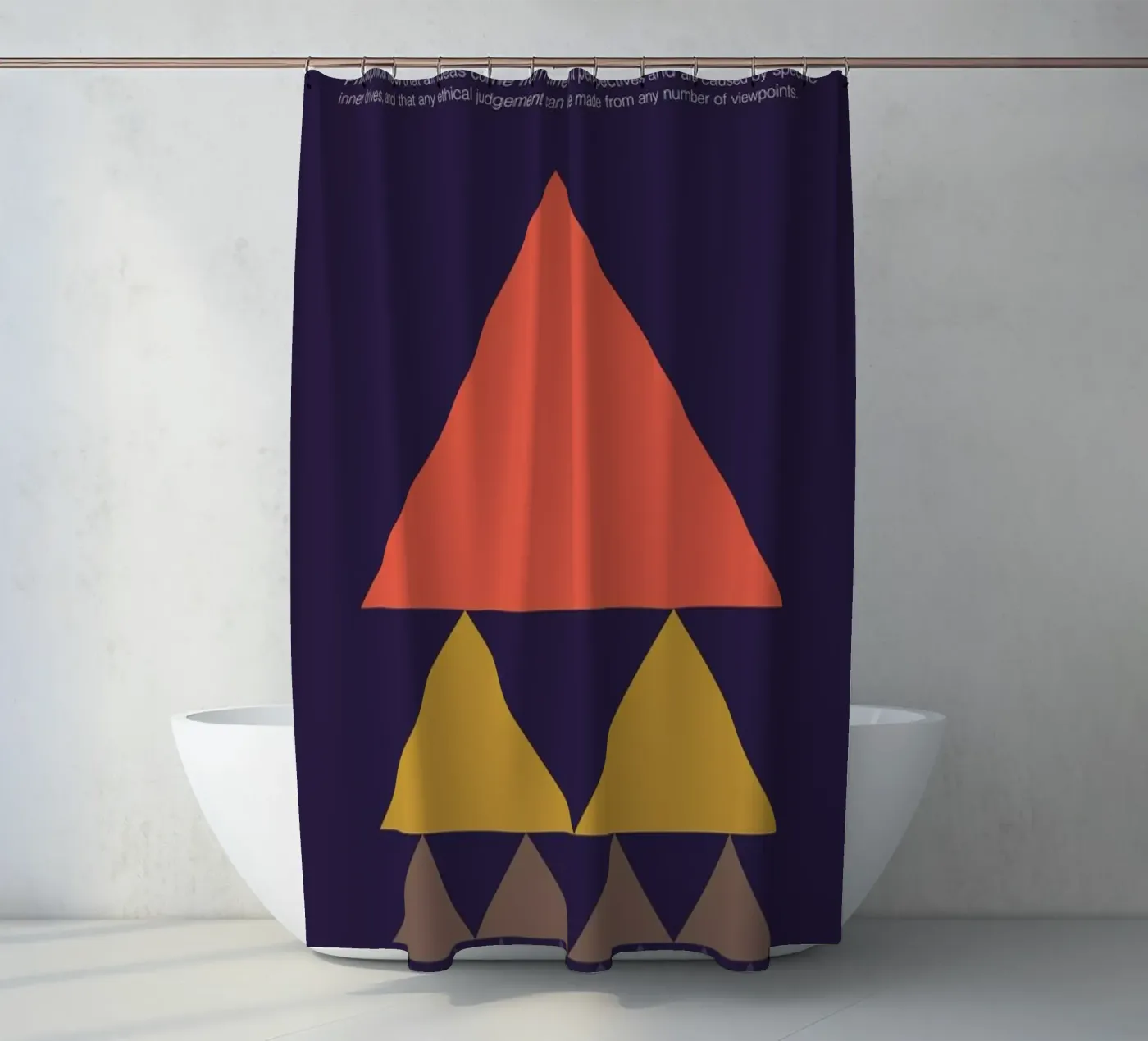 Perspectivism rideau de douche de Genís Carreras