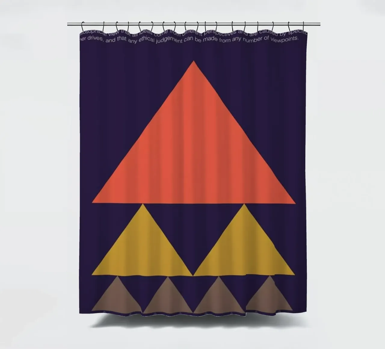 Perspectivism douchegordijn van Genís Carreras