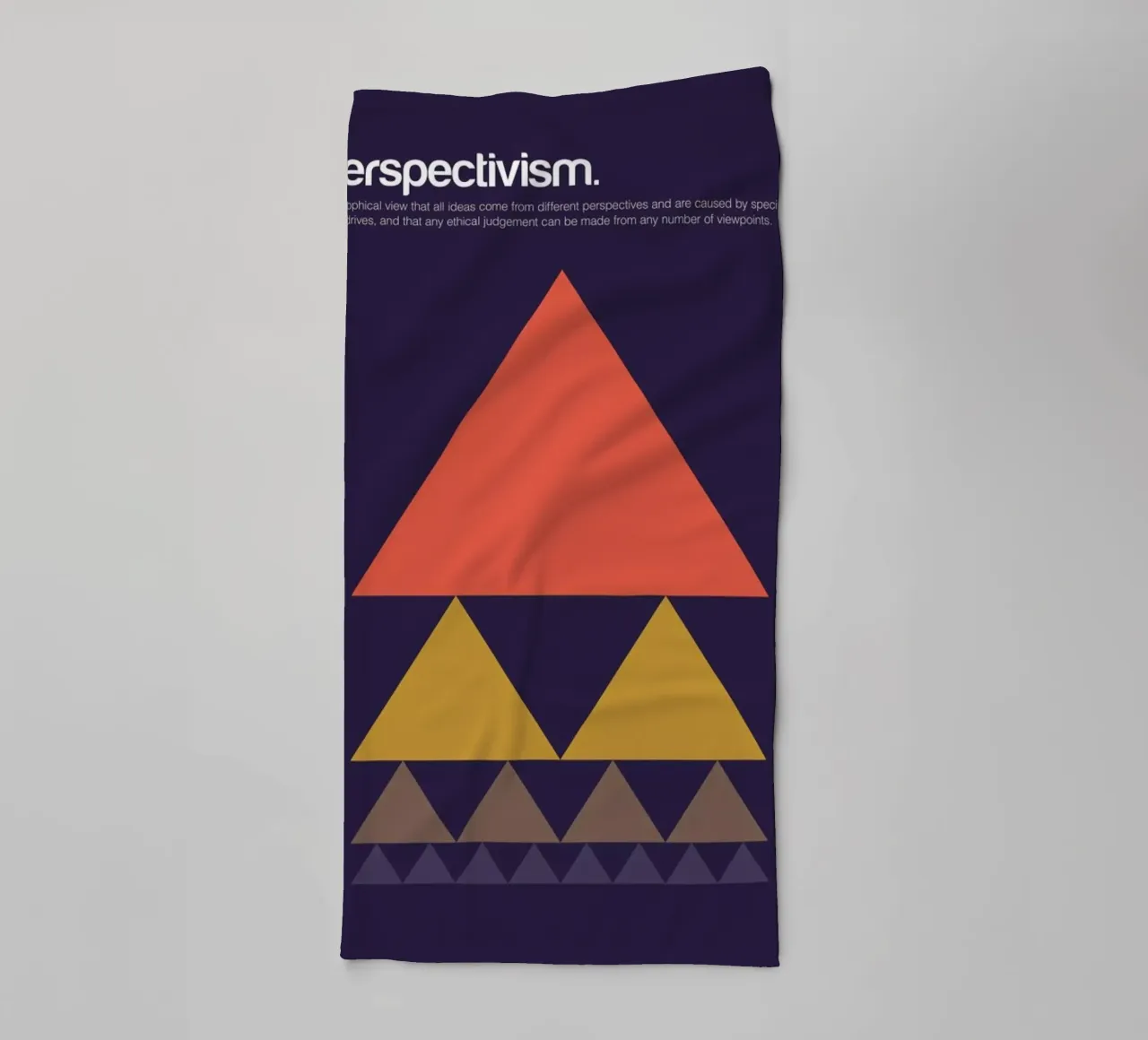 Perspectivism badhanddoek van Genís Carreras