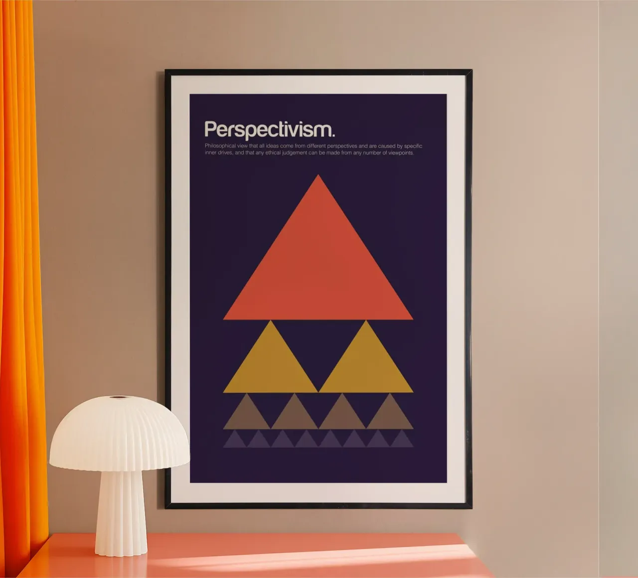 Perspectivism poster by Genís Carreras