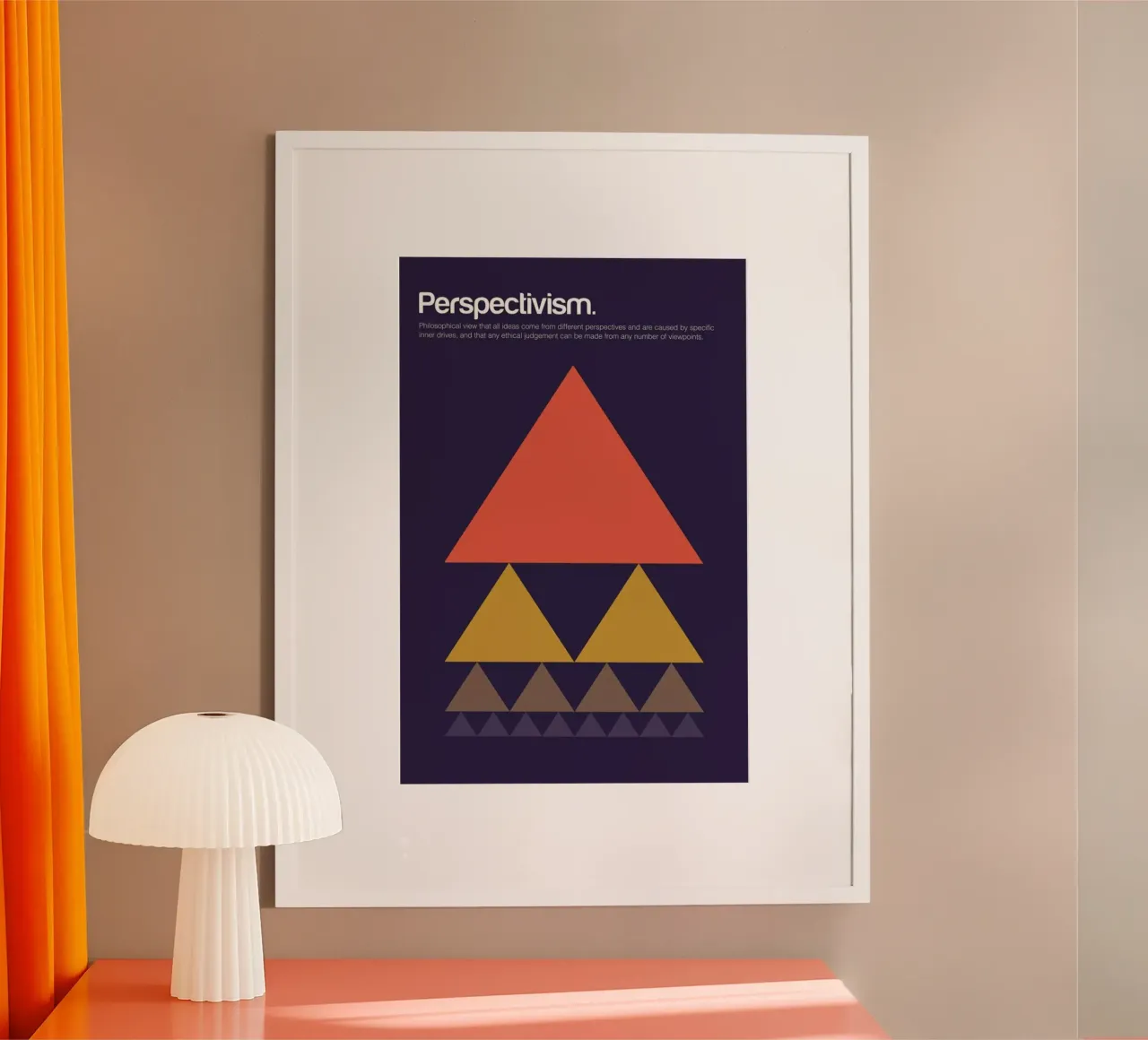 Perspectivism poster by Genís Carreras