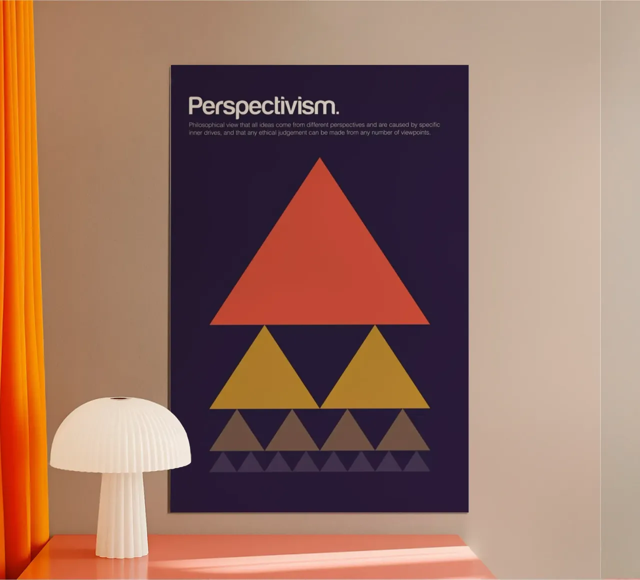 Perspectivism poster by Genís Carreras