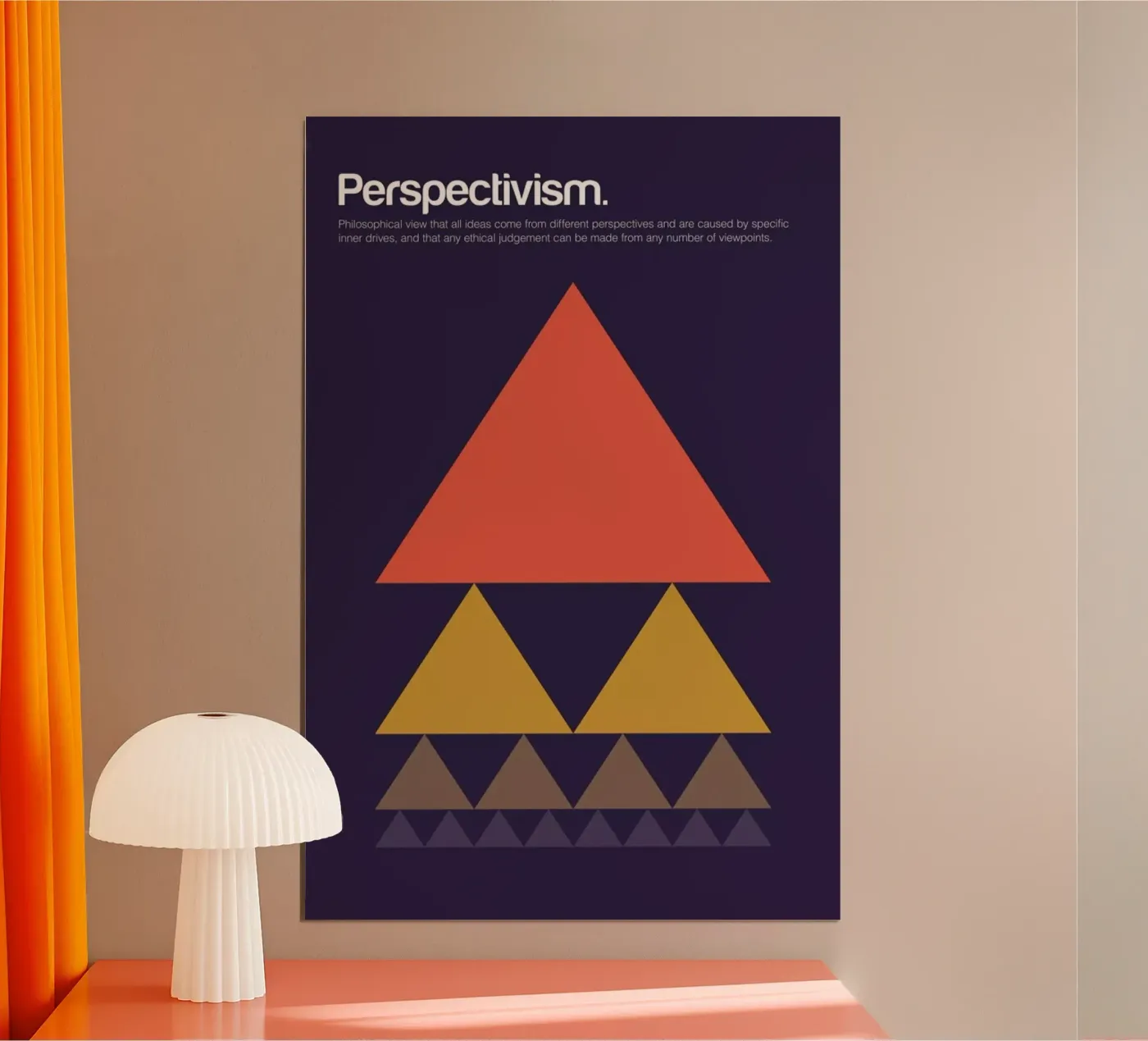 Perspectivism poster by Genís Carreras