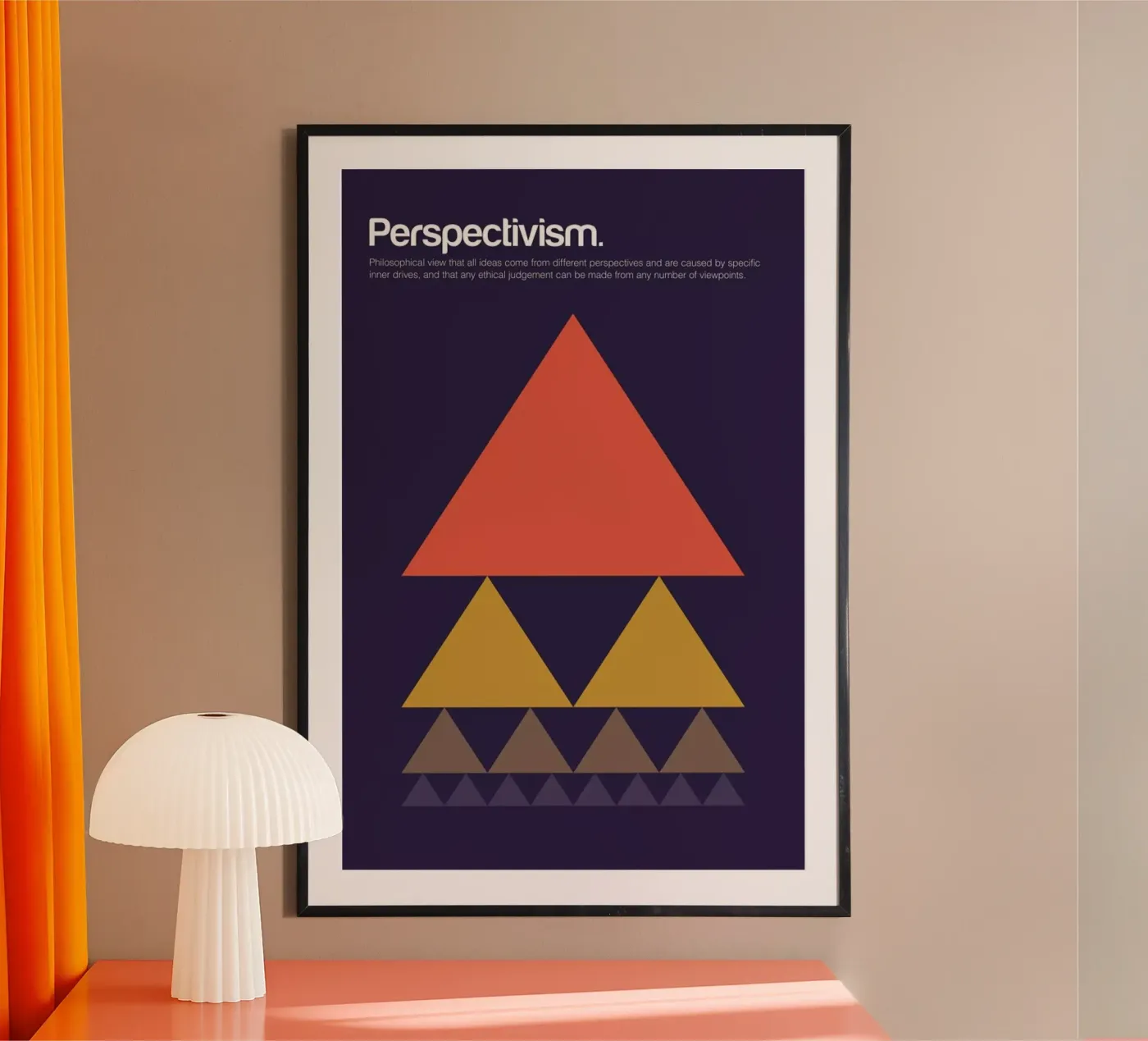 Perspectivism poster by Genís Carreras