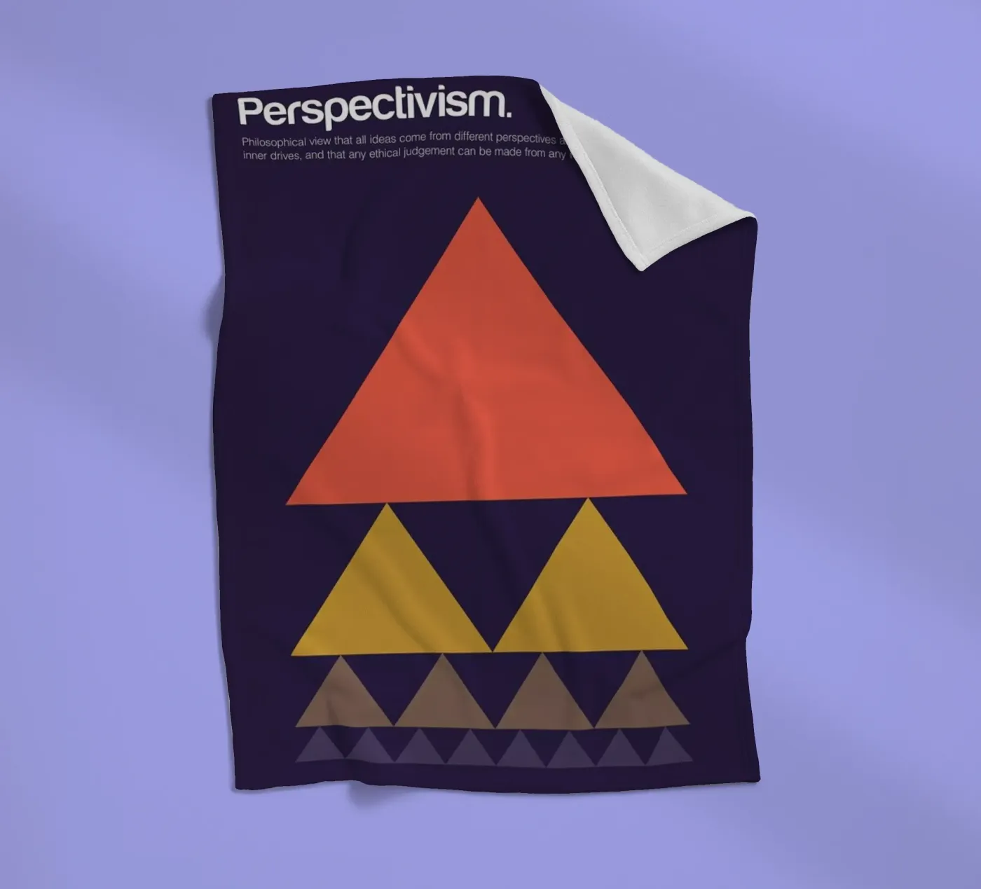 Perspectivism fleecedeken van Genís Carreras
