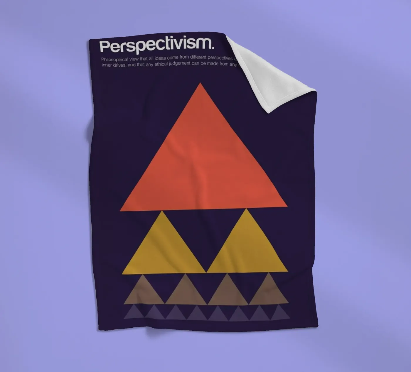 Perspectivism fleecedeken van Genís Carreras