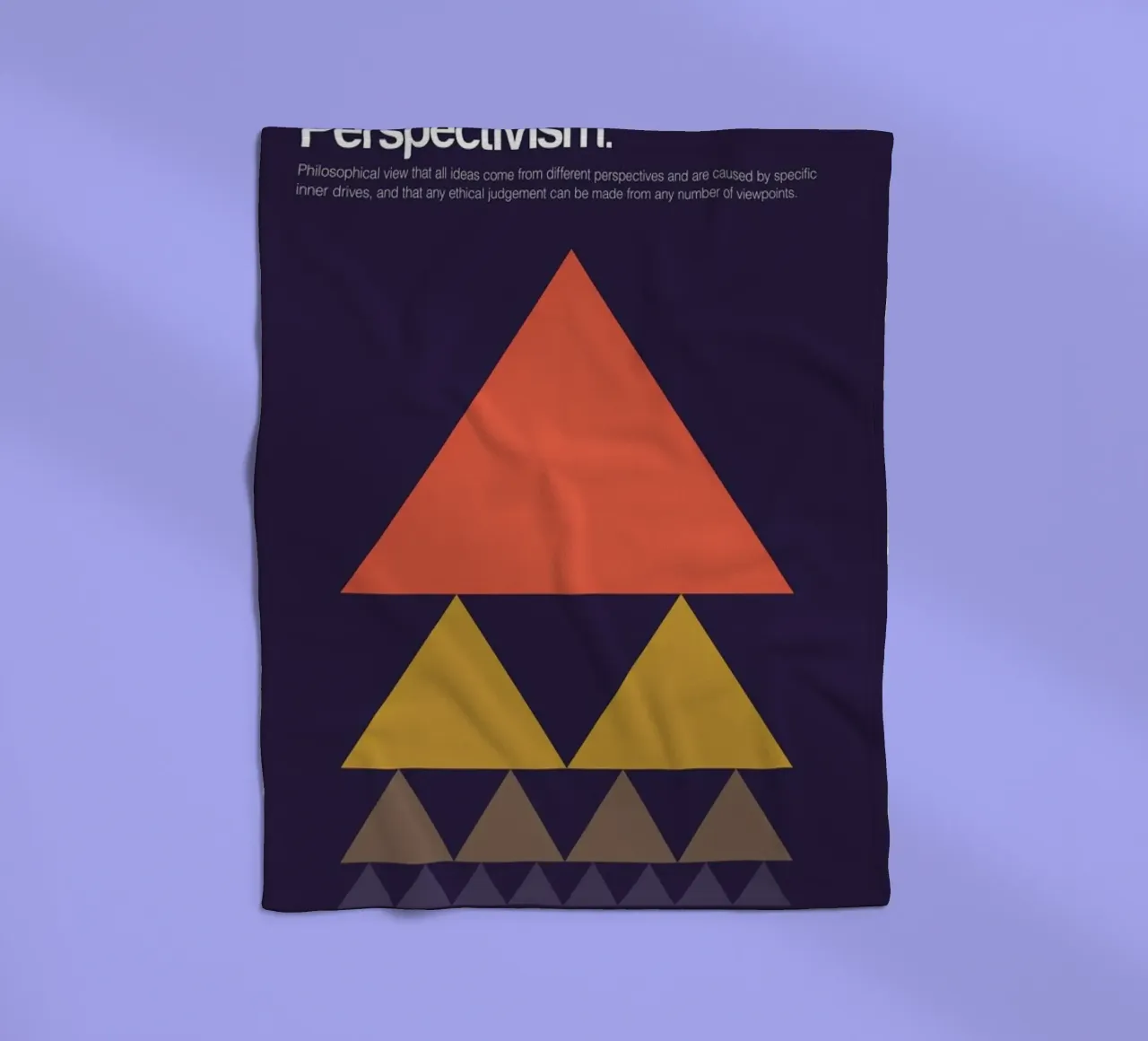 Perspectivism Fleecedecke von Genís Carreras
