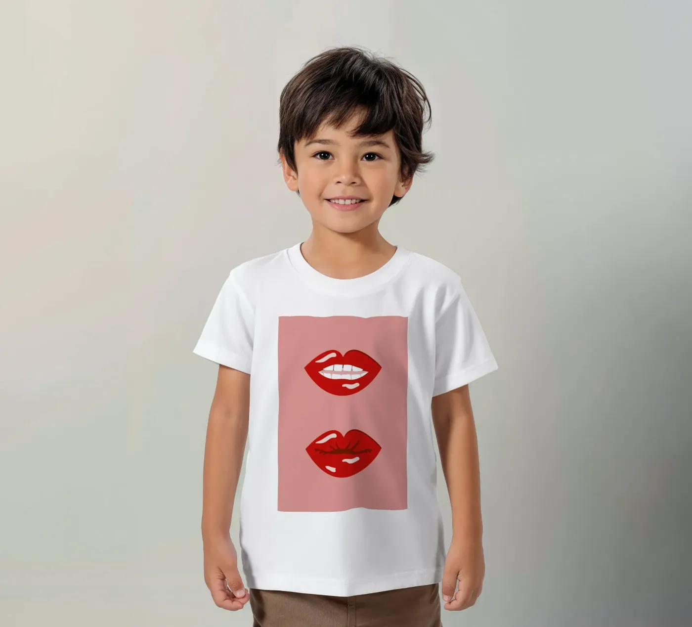 Lips t-shirt bambini da daylight design studio