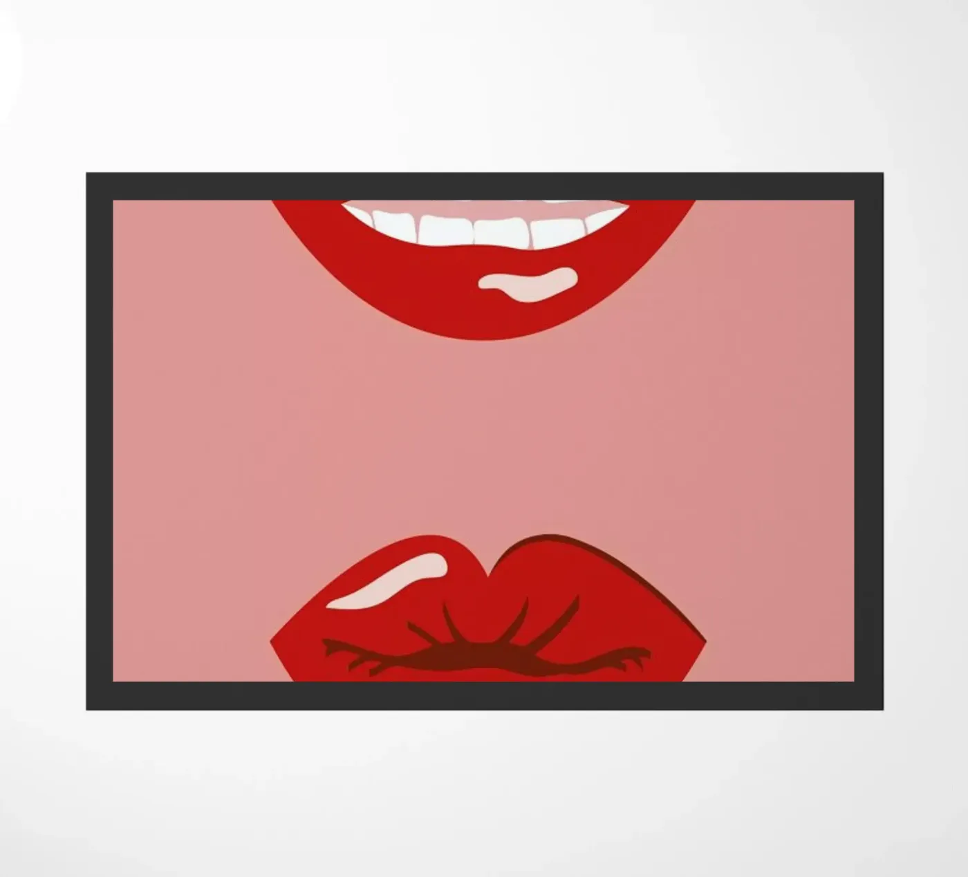 Lips Fußmatte von daylight design studio