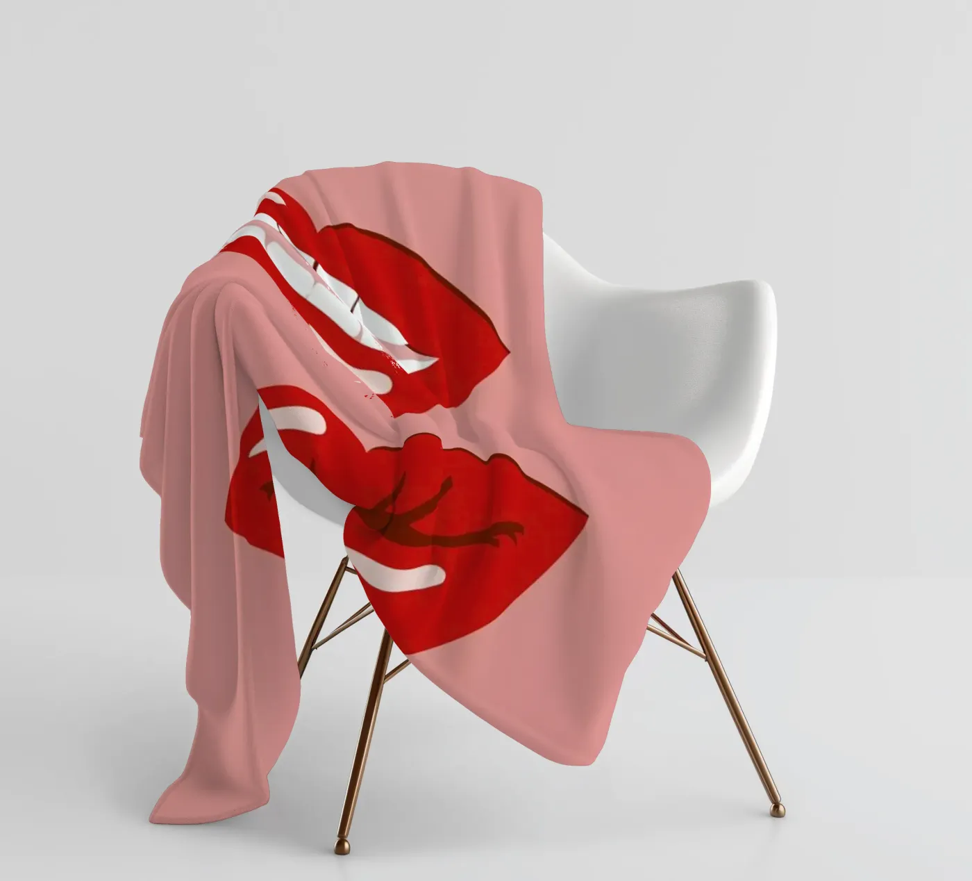 Lips Fleecedecke von daylight design studio