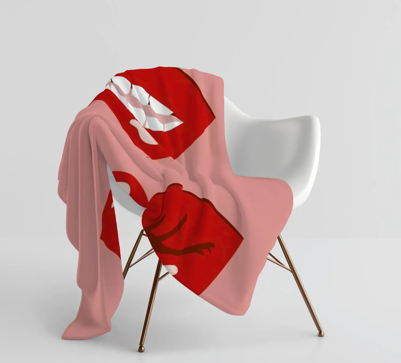 Lips Fleecedecke von daylight design studio