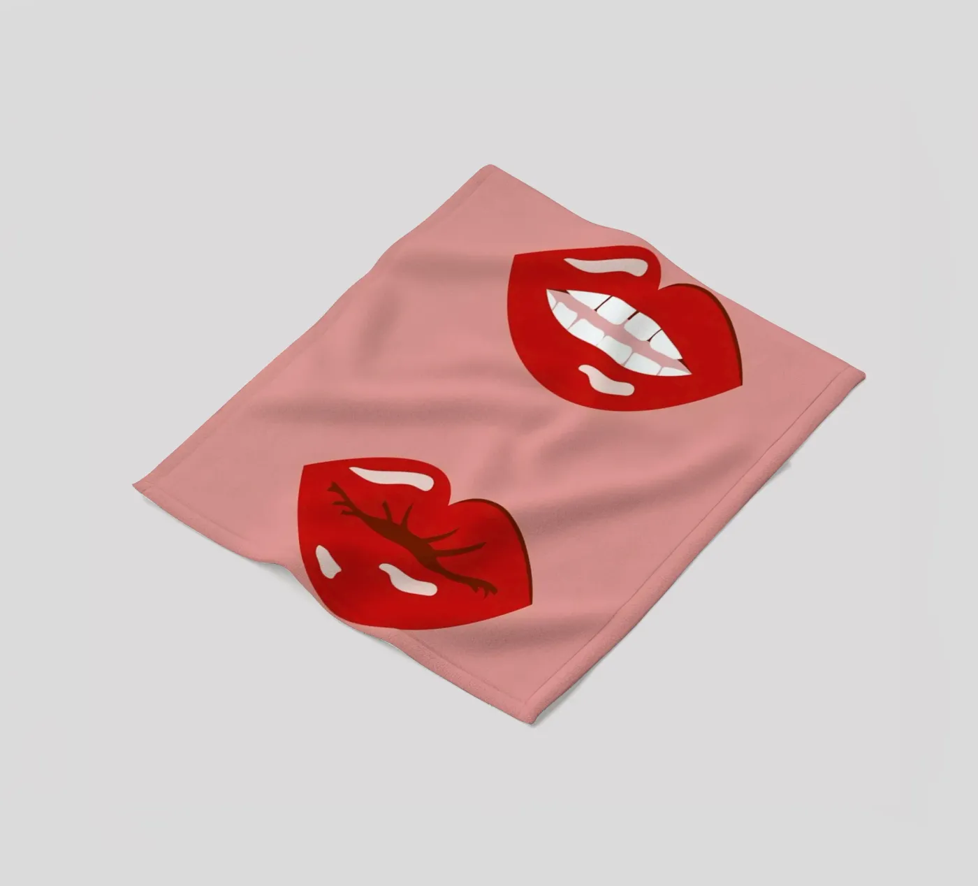 Lips Fleecedecke von daylight design studio
