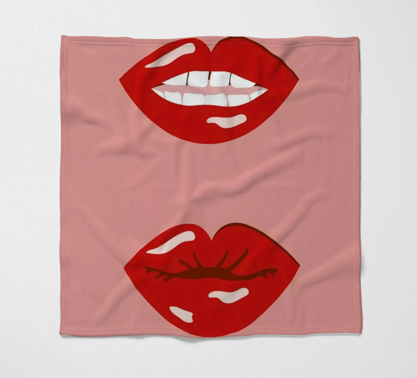 Lips Fleecedecke von daylight design studio