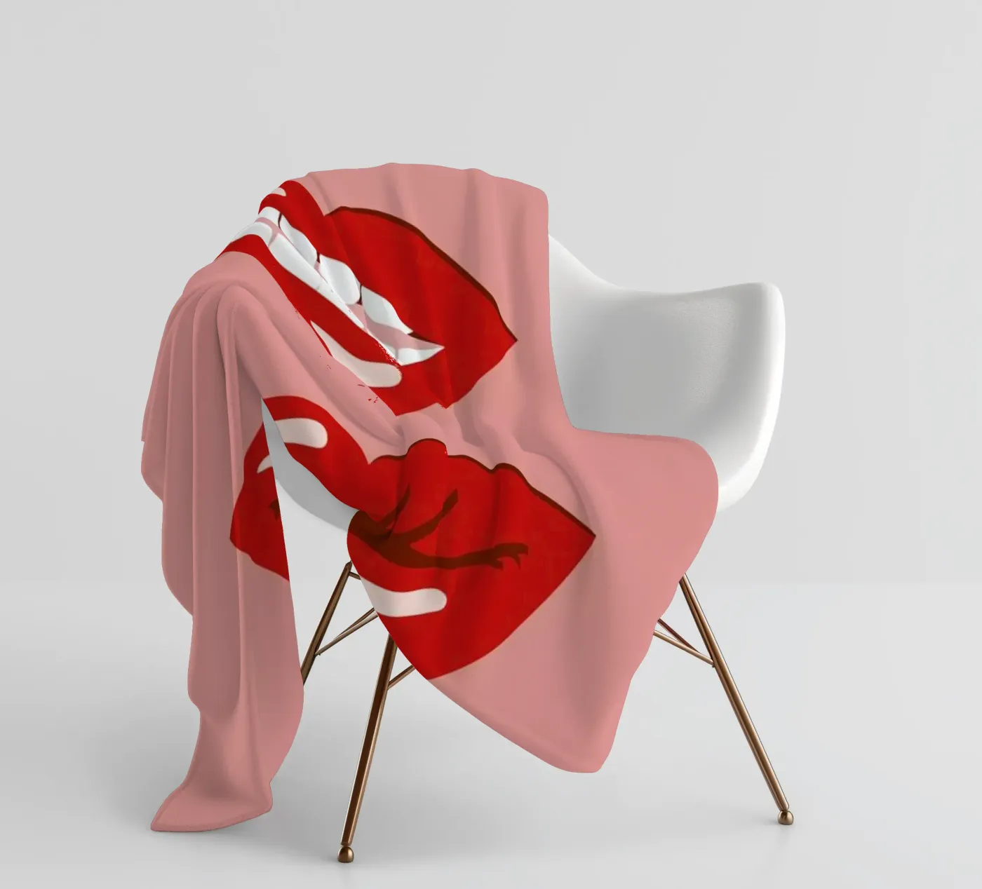 Lips Fleecedecke von daylight design studio
