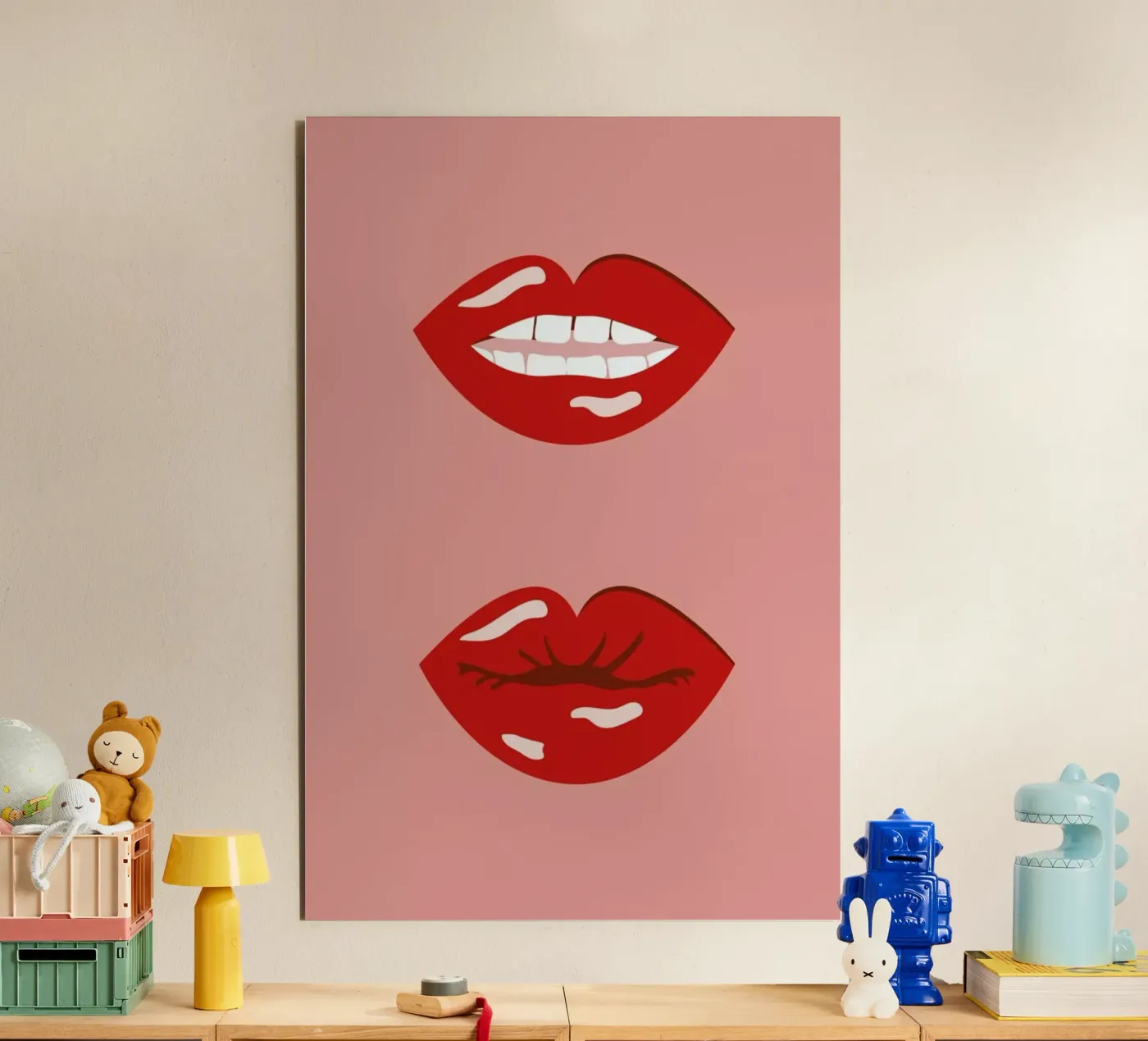 Lips forex plate by daylight design studio