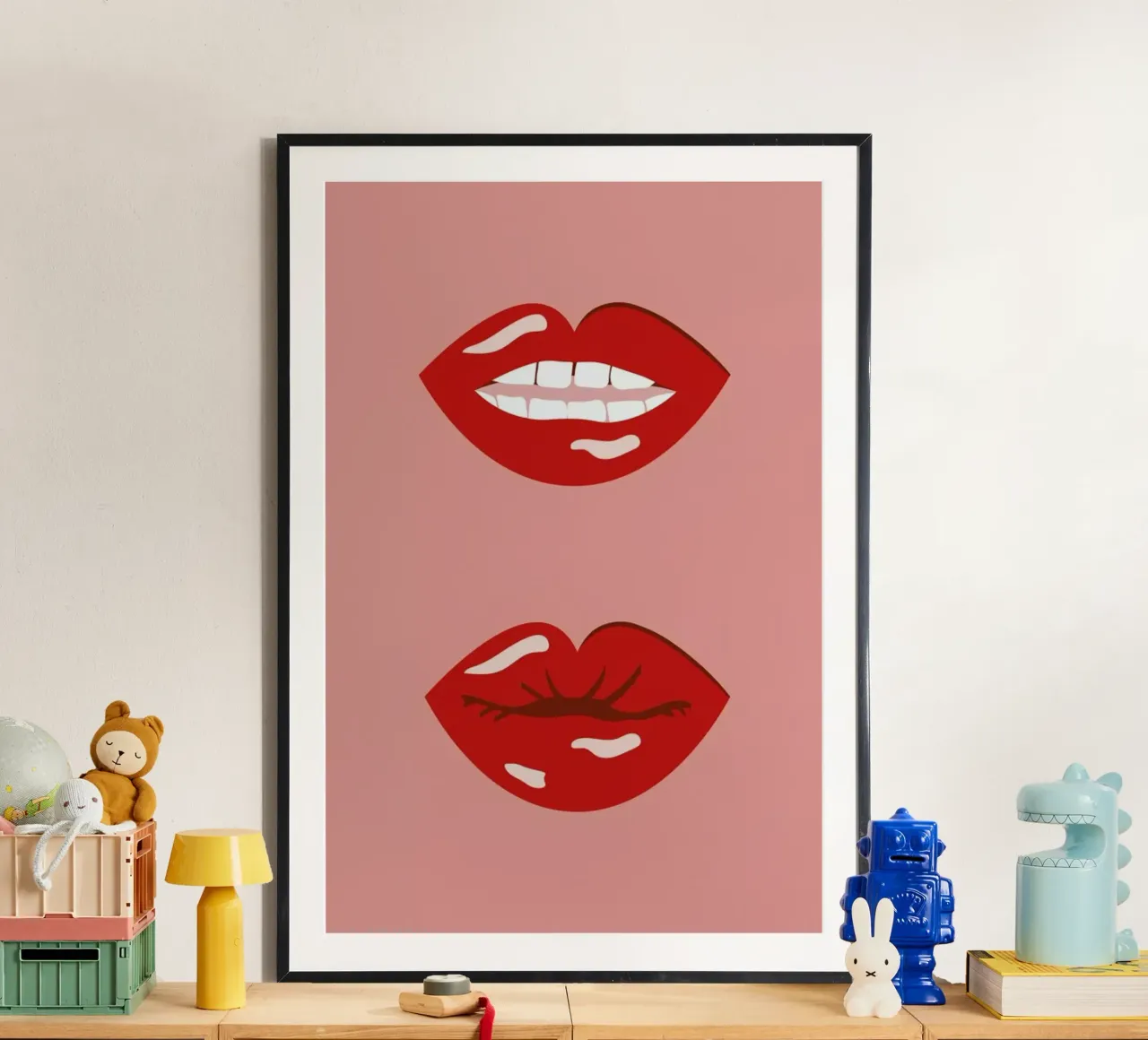 Lips poster da daylight design studio