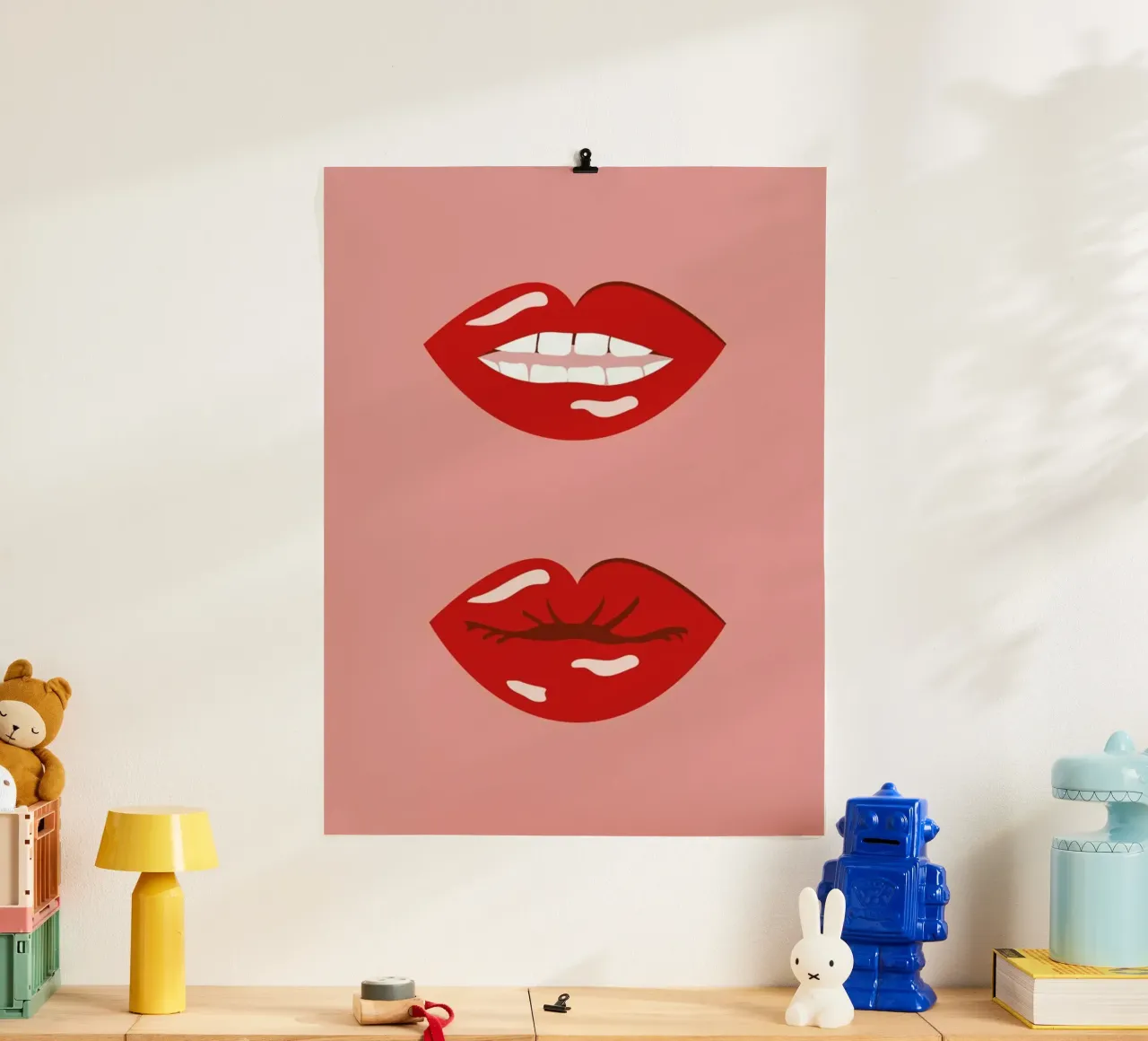 Lips poster da daylight design studio