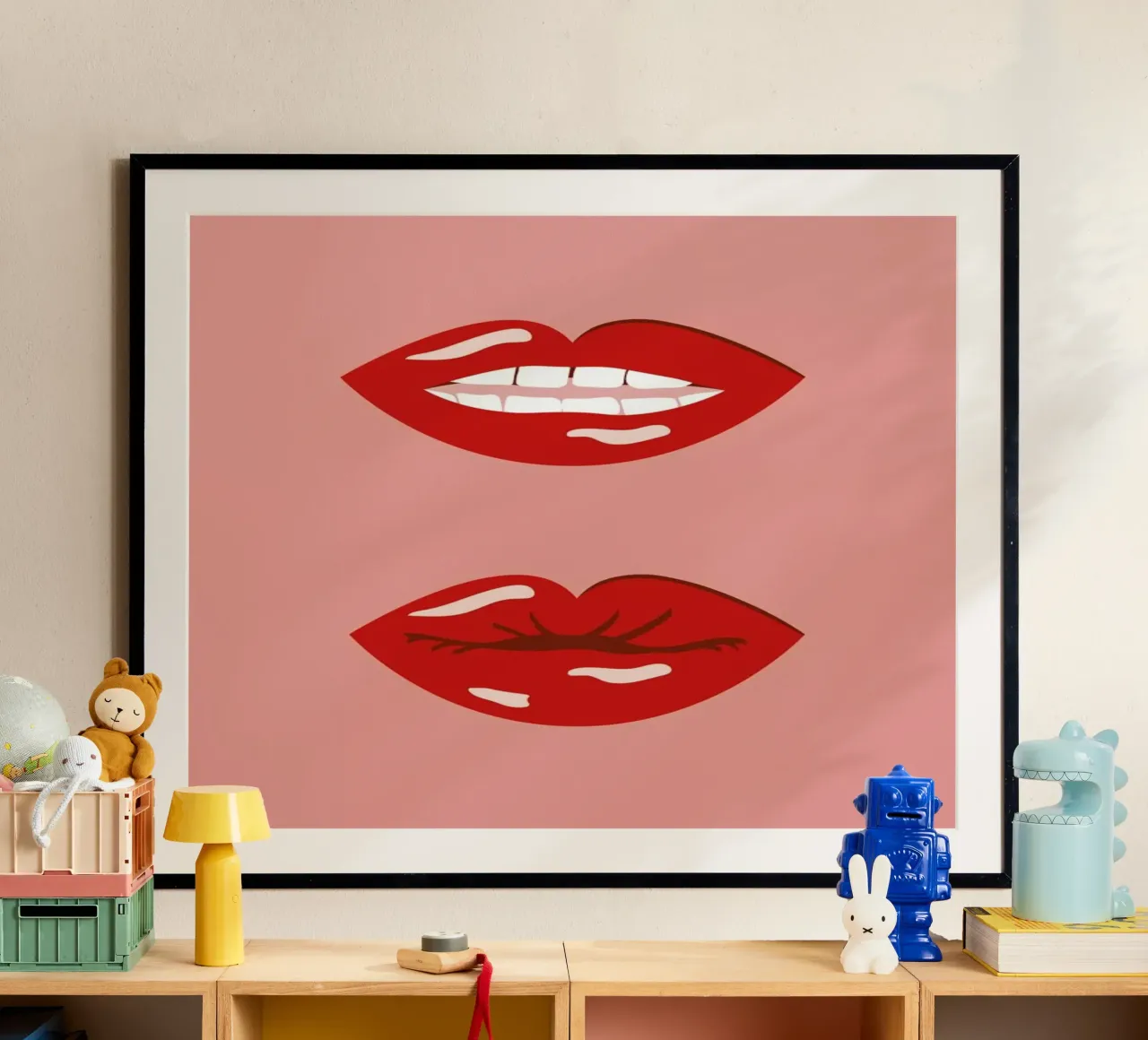 Lips poster da daylight design studio