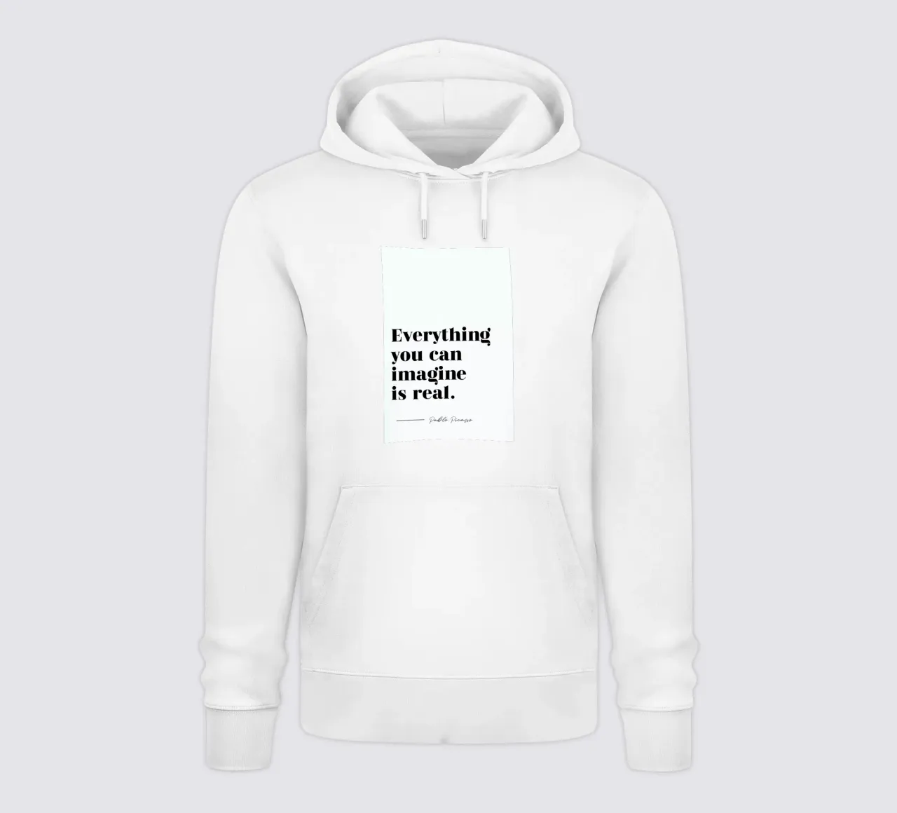 Everything is Real felpa con cappuccio da typed