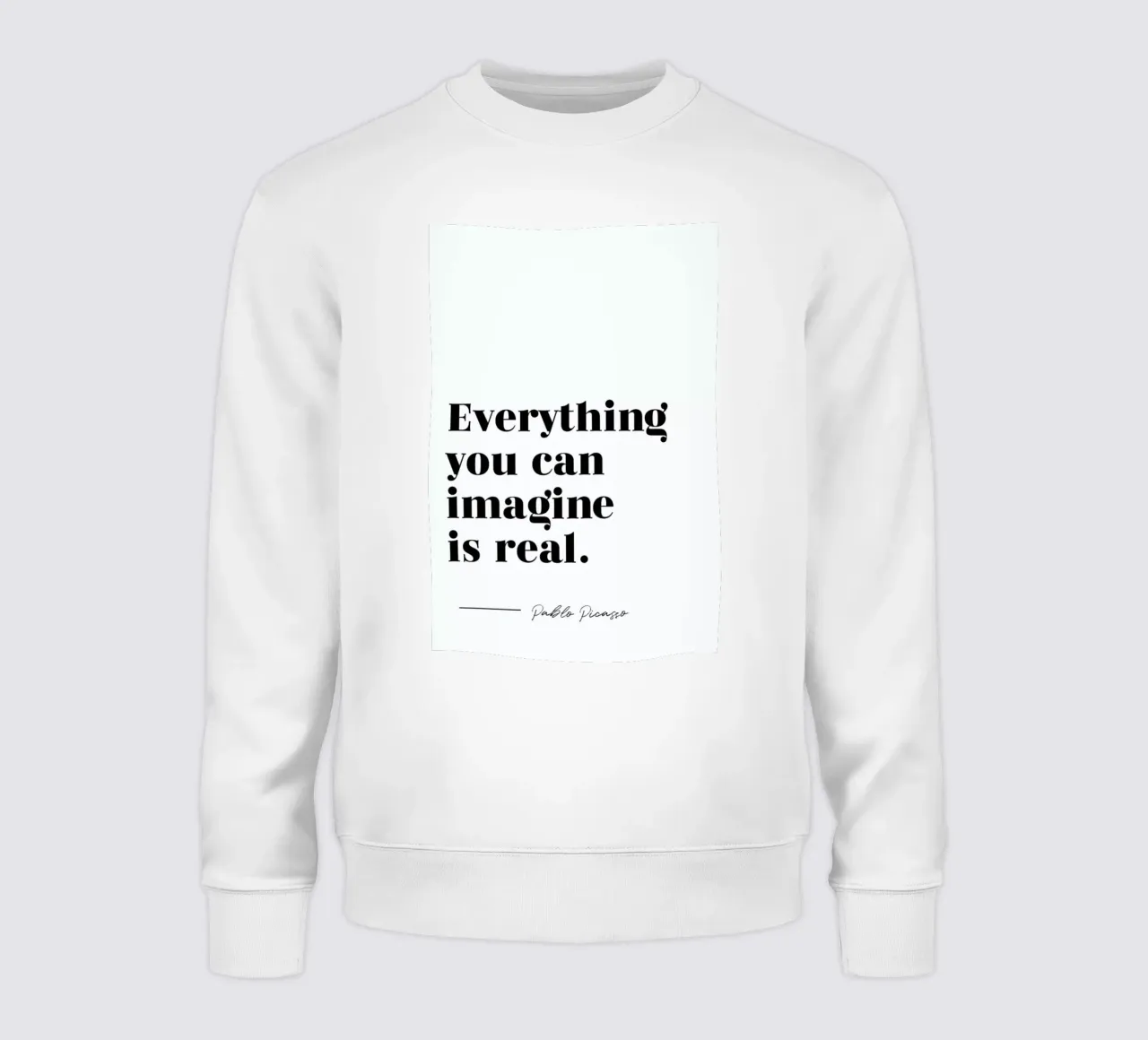 Everything is Real felpa da typed