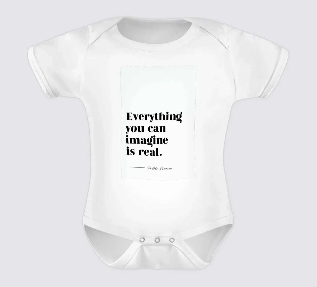 Everything is Real body neonato maniche corte da typed