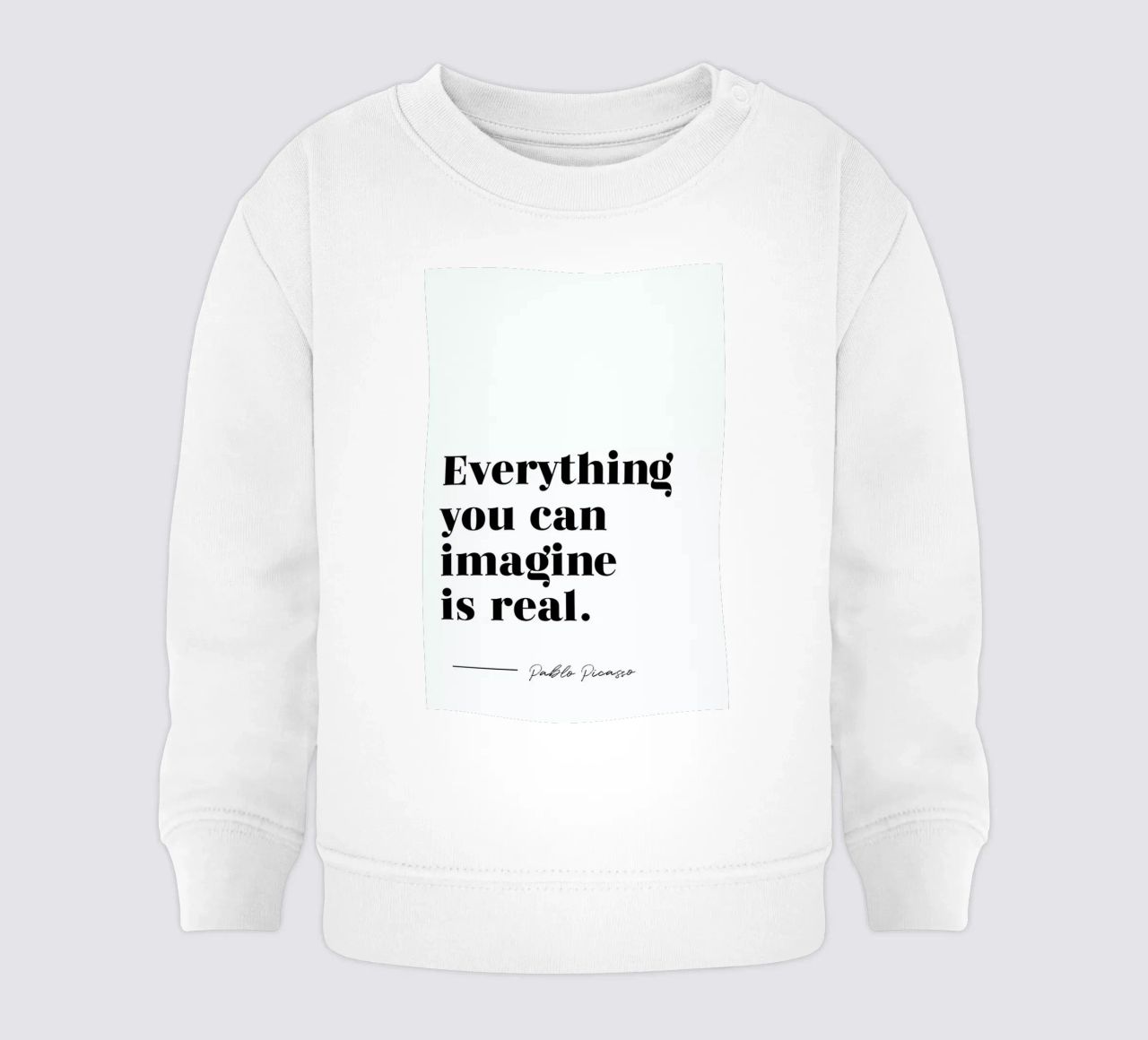 Everything is Real felpa neonato da typed