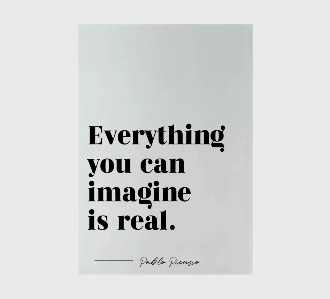Everything is Real notebook by typed