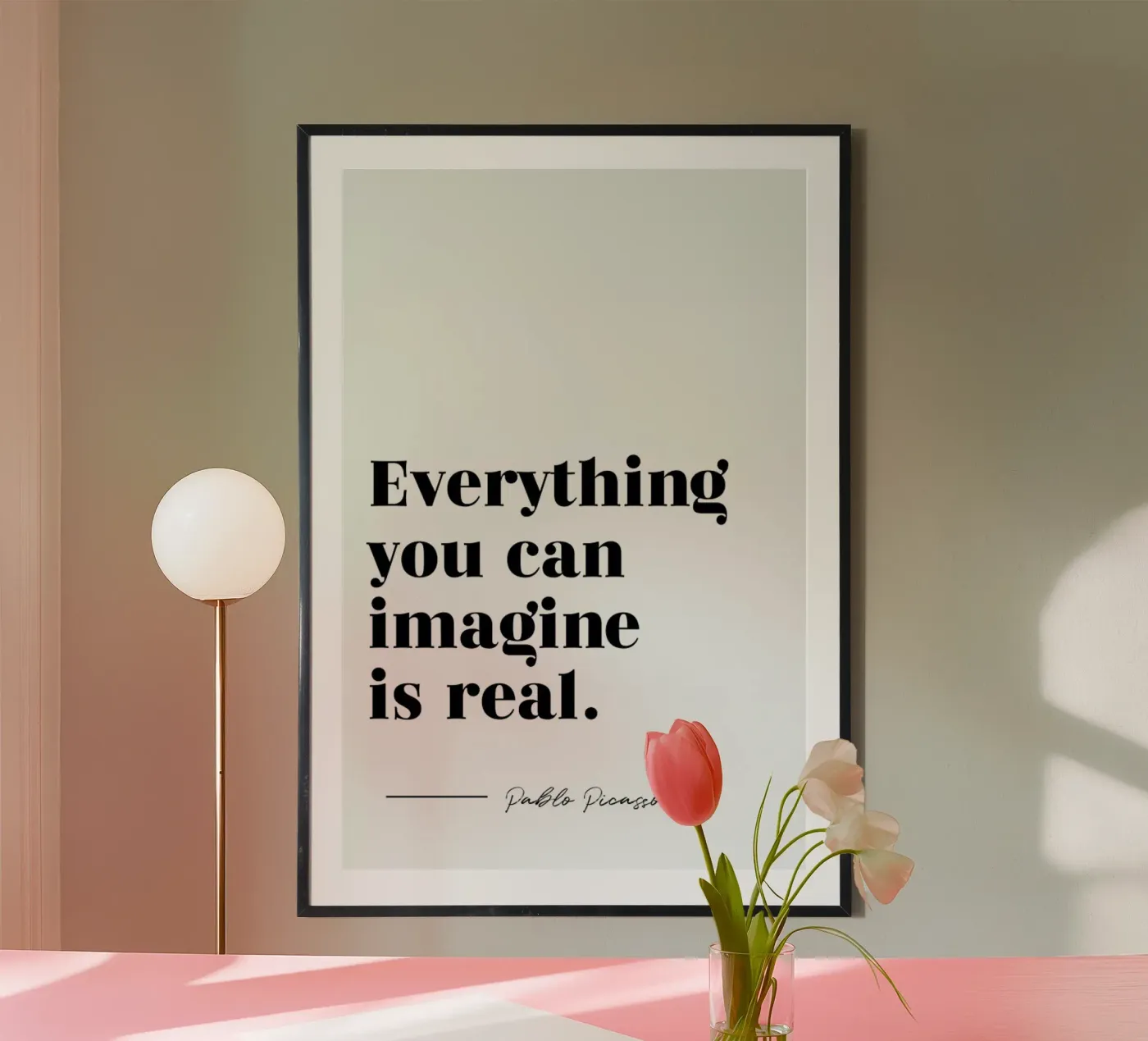 Everything is Real poster da typed