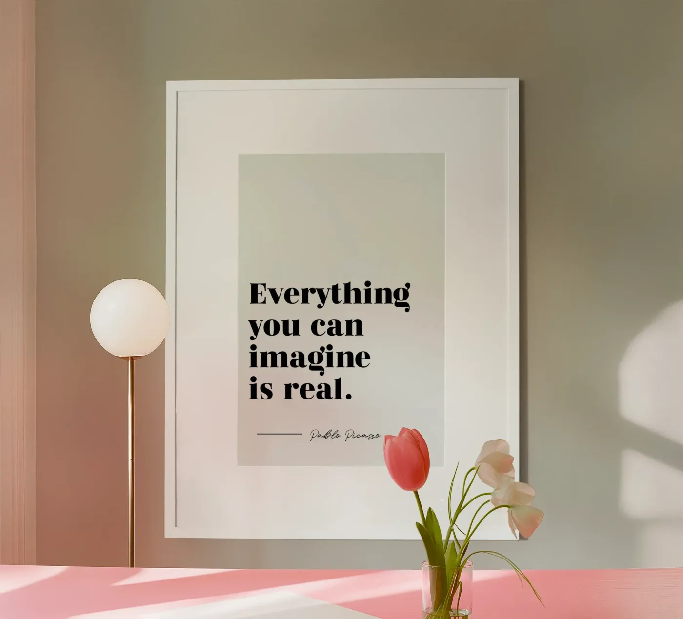 Everything is Real poster da typed