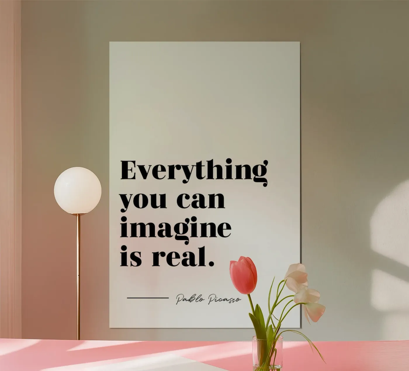 Everything is Real poster da typed