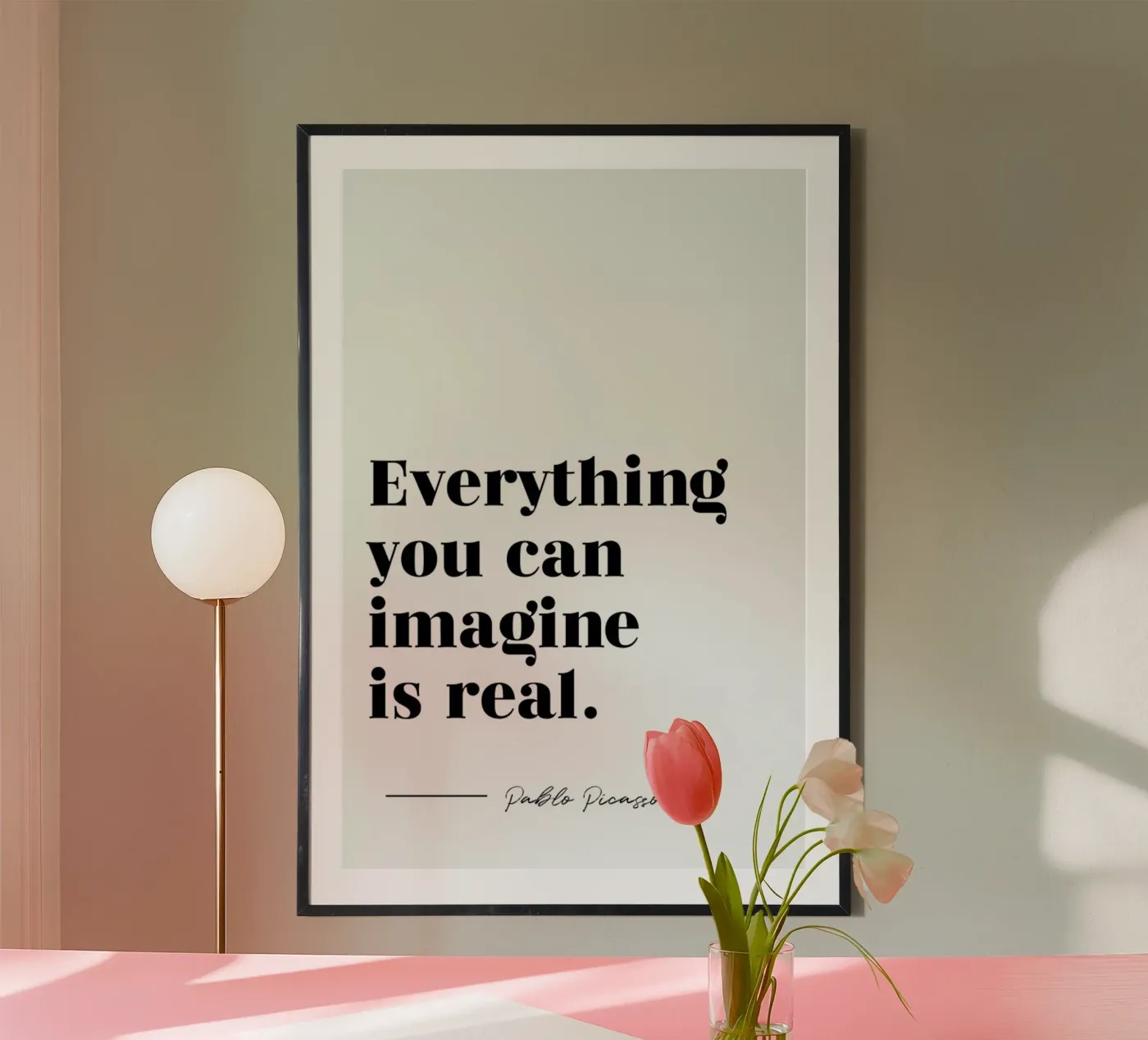 Everything is Real poster da typed