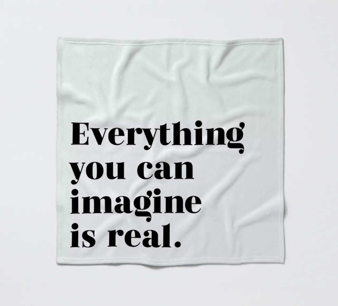 Everything is Real coperta in pile da typed
