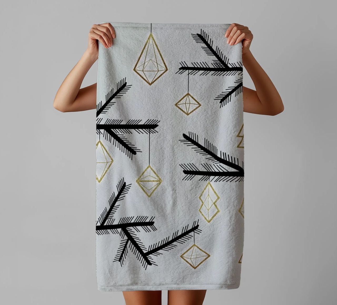 Abstract 3 towel by Sabrina Ziegenhorn