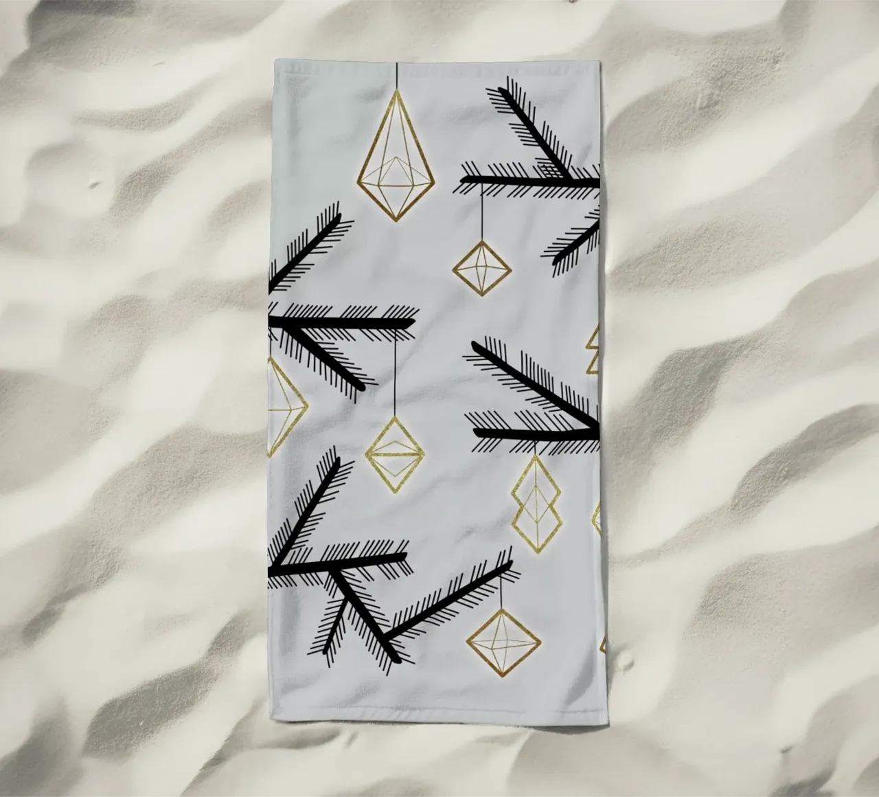 Abstract 3 beach towel by Sabrina Ziegenhorn