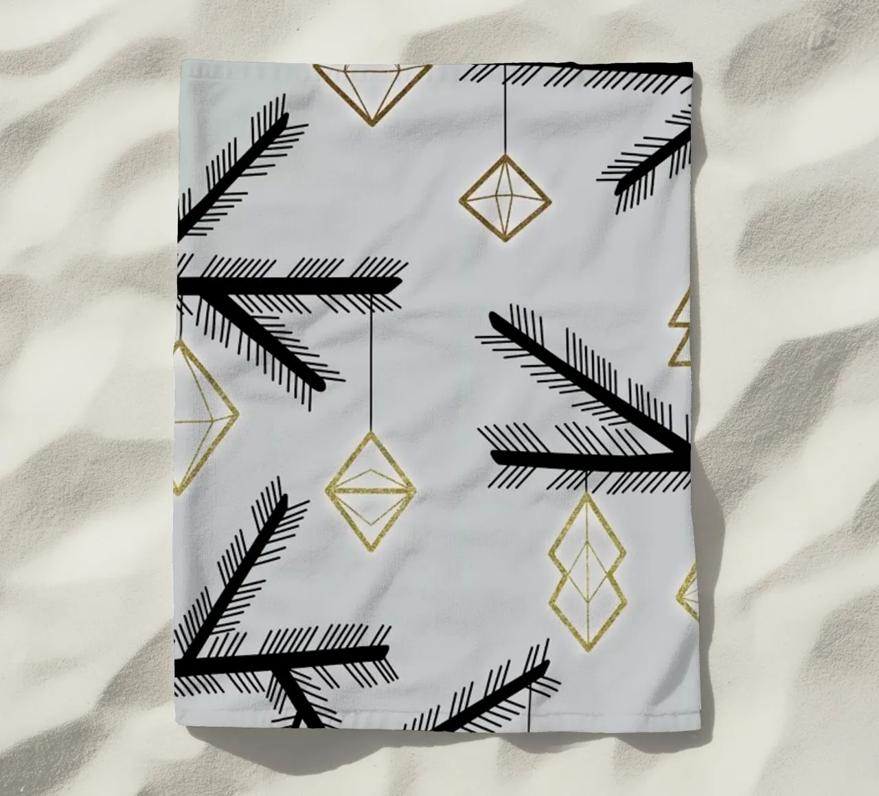 Abstract 3 beach towel by Sabrina Ziegenhorn