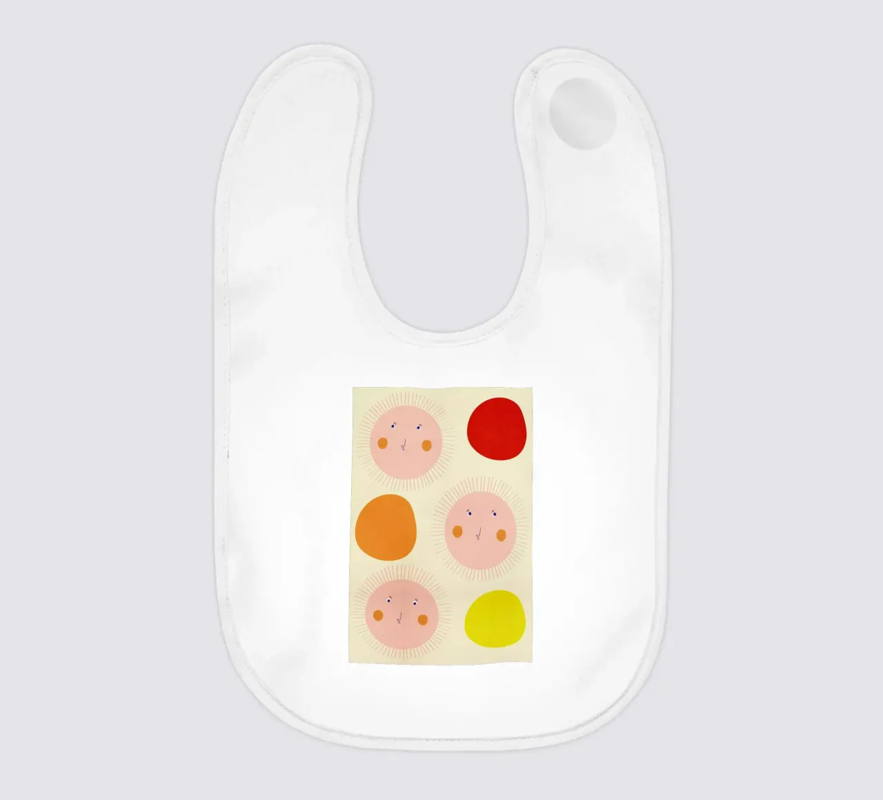 Strawberry Sunshine Babylätzchen von Little Flourishes