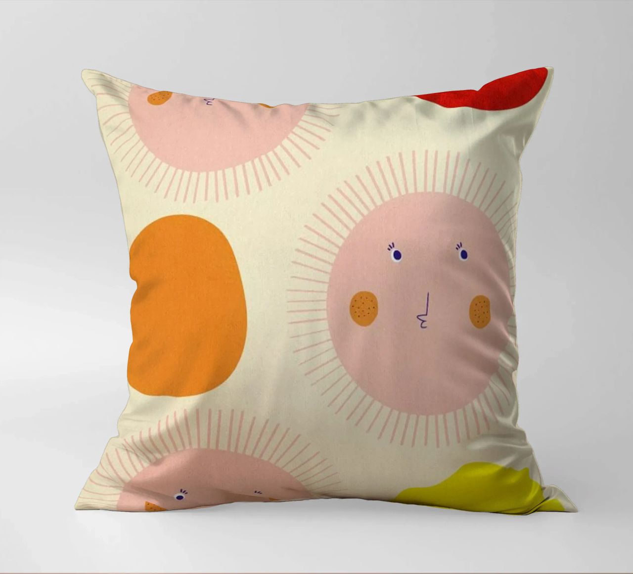 Strawberry Sunshine cuscino da Little Flourishes