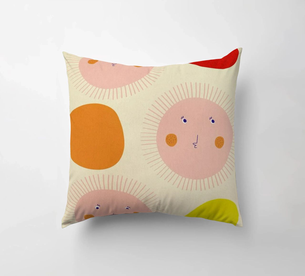Strawberry Sunshine cuscino da Little Flourishes