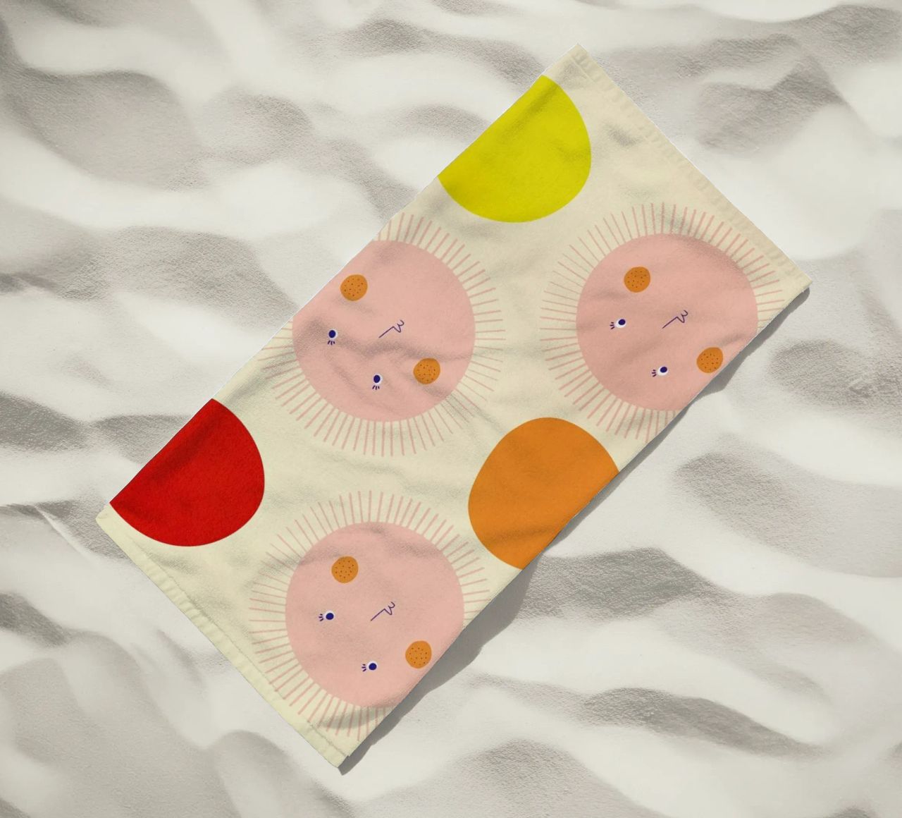 Strawberry Sunshine serviette de plage de Little Flourishes