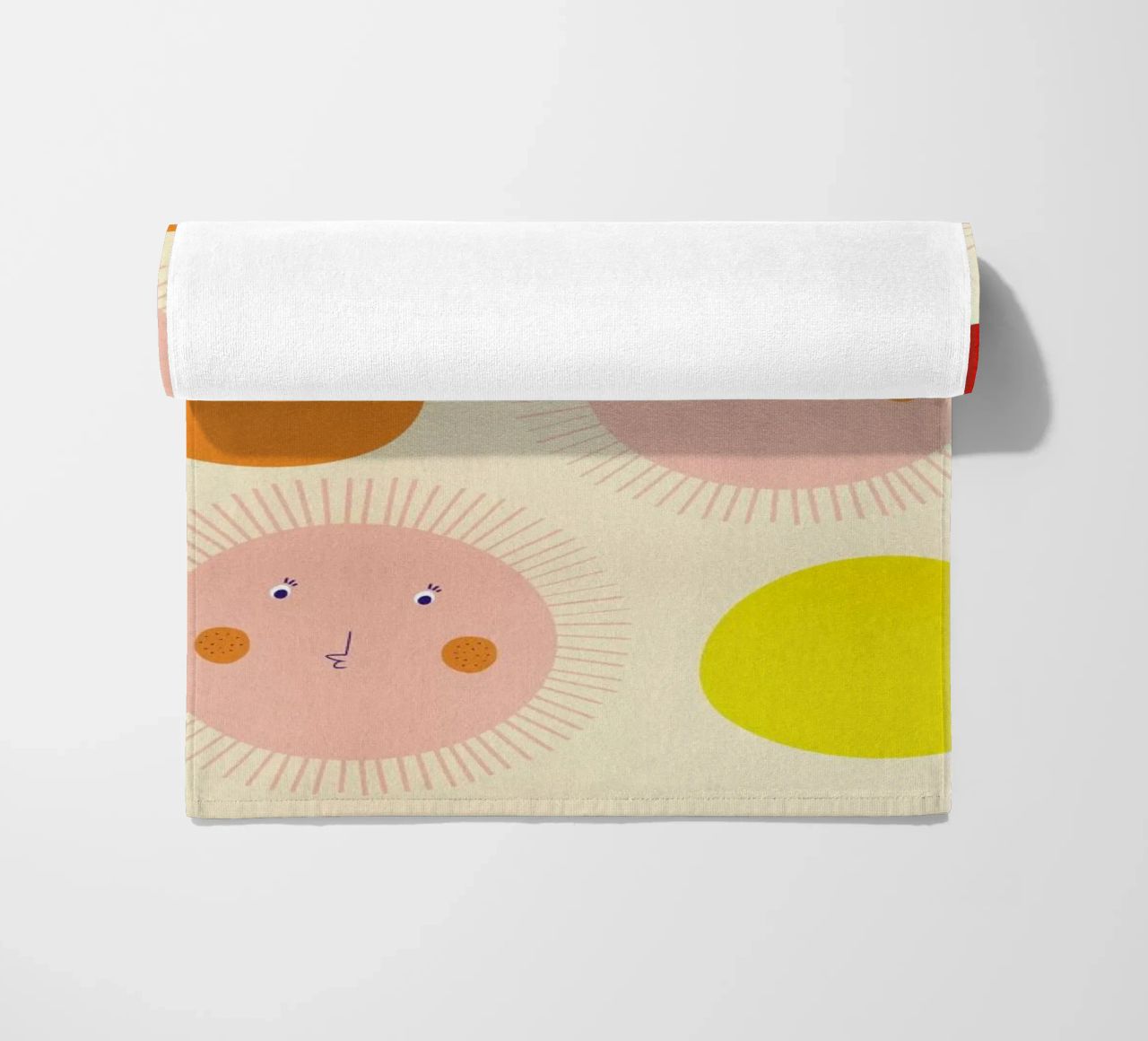 Strawberry Sunshine serviette de plage de Little Flourishes