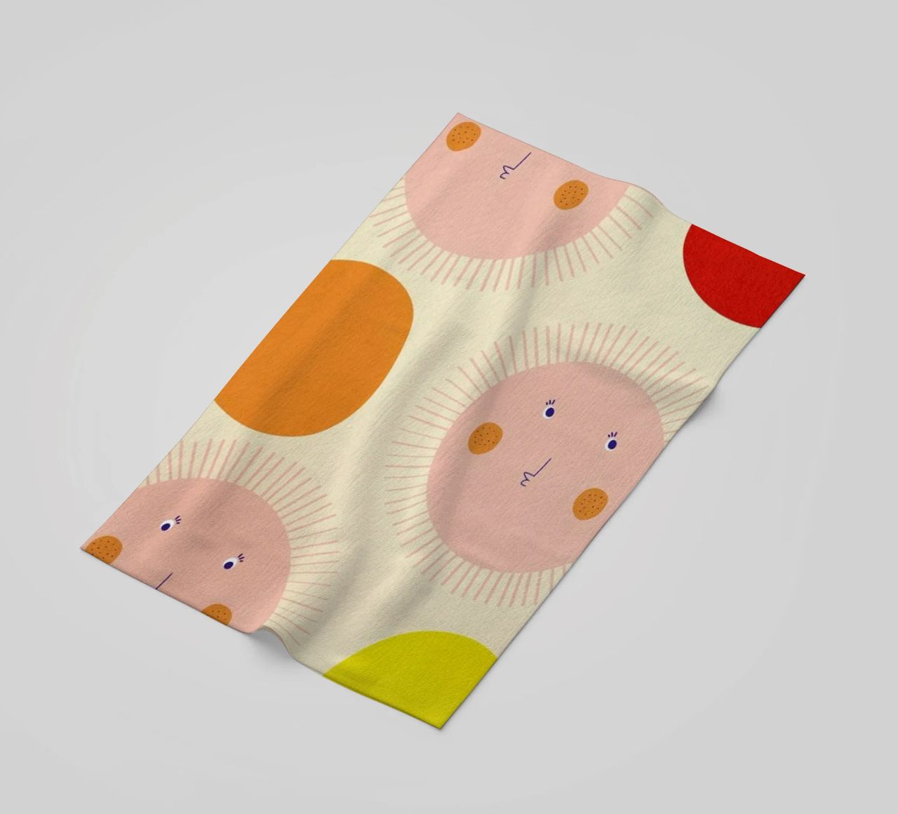 Strawberry Sunshine serviette de plage de Little Flourishes