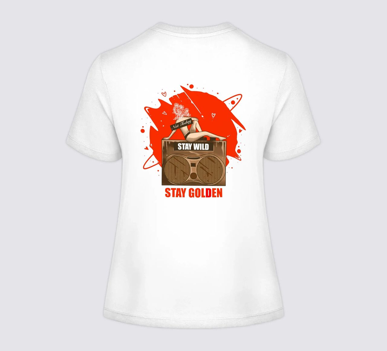 Summer Vibes-Stay Wild, Stay Golden Frauen T-Shirt von Gift For You