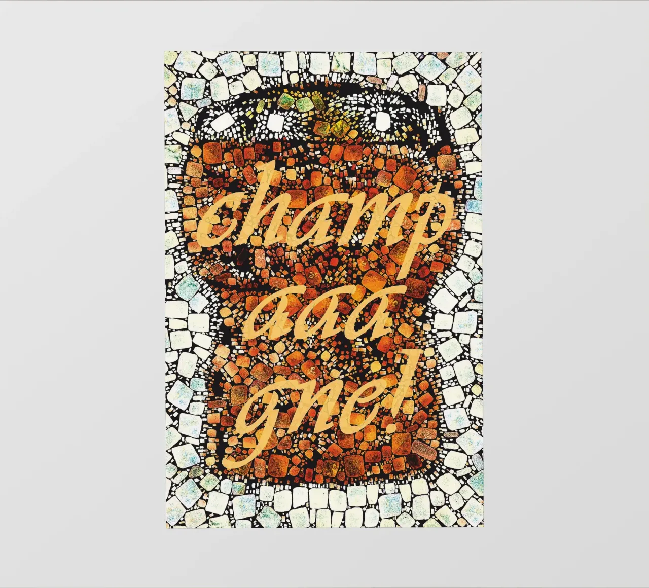 tappo di champagne - mosaico pellicola backlit da Fred-Graph
